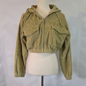 BDG Corduroy Utility Jacket in Olive